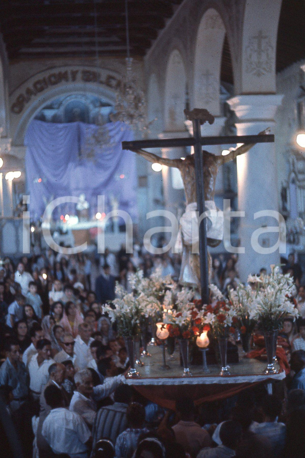 Fotografia d epoca originale 1960 VENEZUELA RELIGION by Arthur B. Rickerby UNSIGNED 35mm vintage slide 5 1