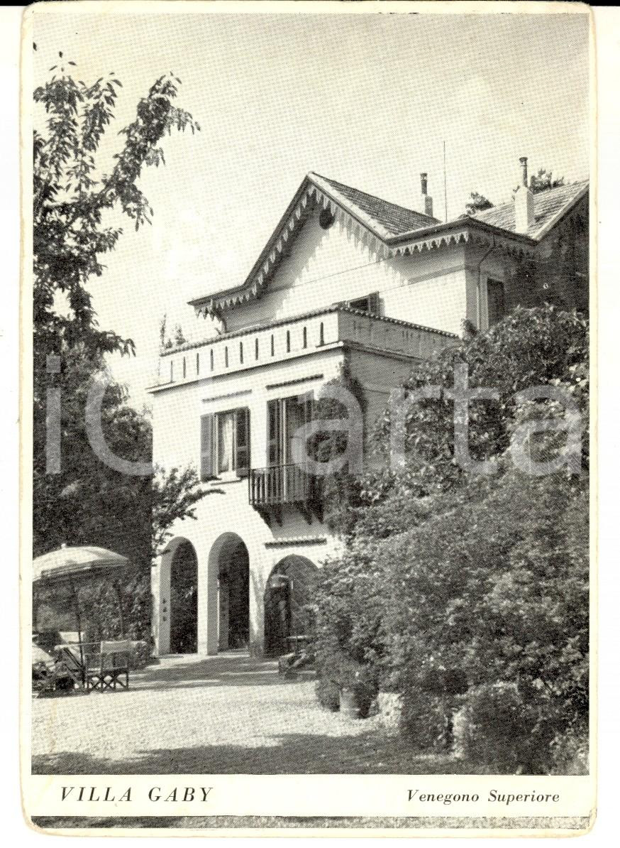 Cartolina originale da collezione 1940 ca VENEGONO SUPERIORE VA Villa GABY Cartolina postale FG 3 1