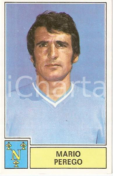Oggetto da collezione cartaceo PANINI CALCIATORI 1971  1972 Figurina Mario PEREGO Serie A NAPOLI 2 1
