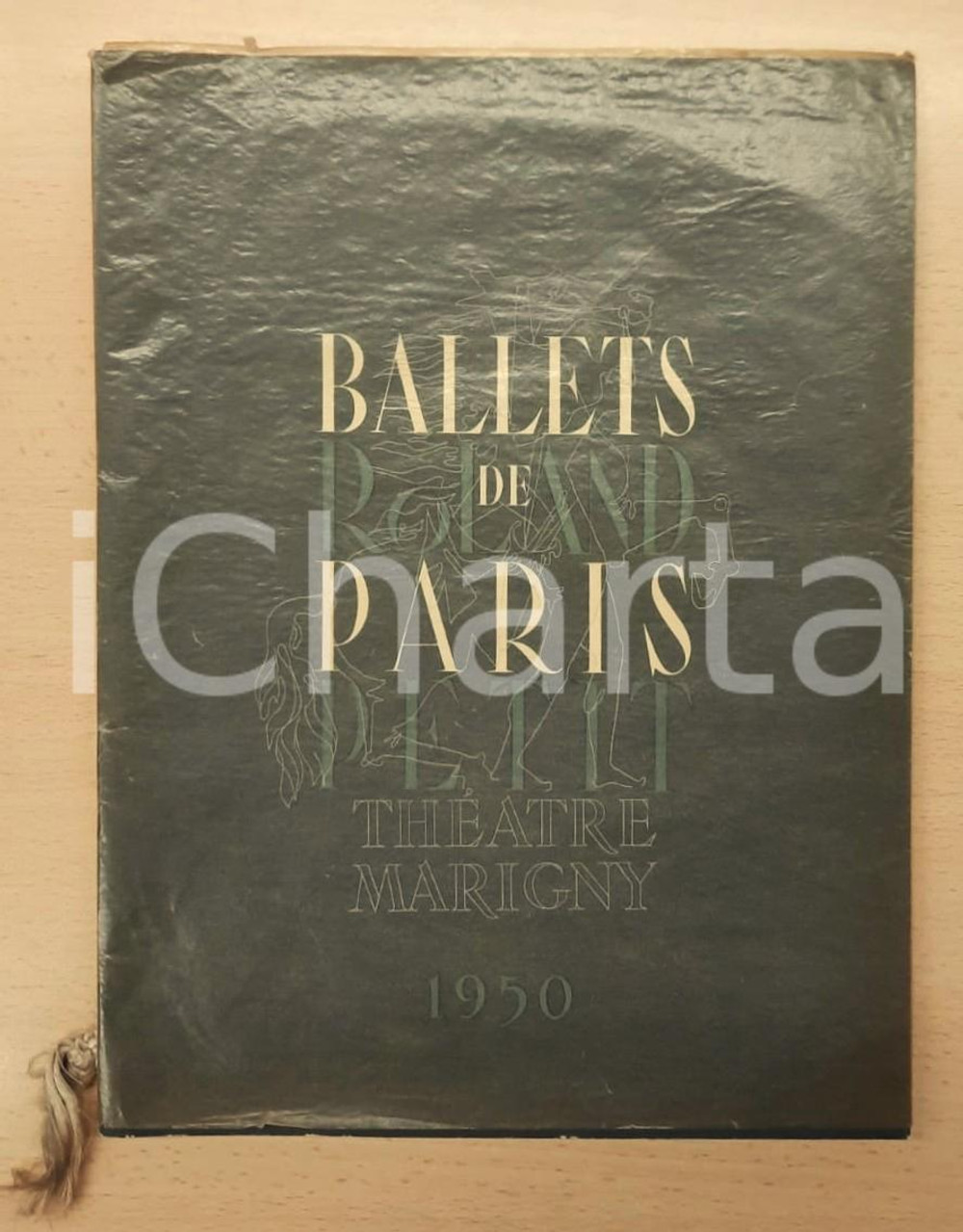 Materiale pubblicitario d’epoca 1950 BALLETS DE PARIS  Théâtre Marigny  Préface Jean ANOUILH 30 p. 1