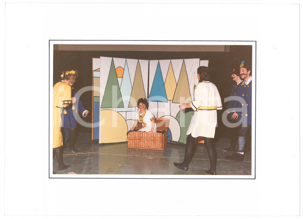 Fotografia d epoca originale 1985 SARONNO Gruppo Palcoscenico GIACOMETTO E L OCA D ORO Martina DI RIENZO 2 1