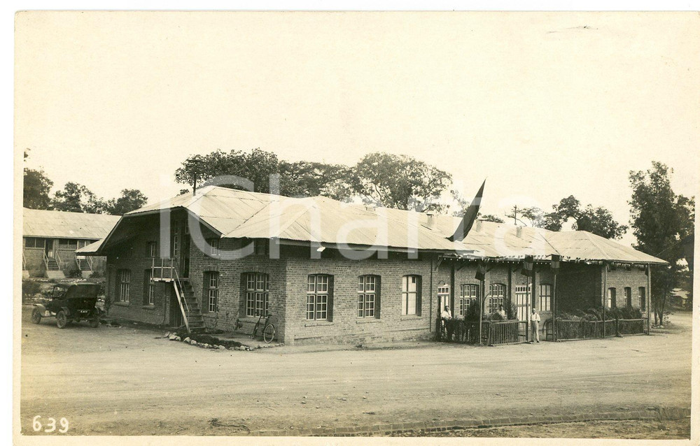 1930 ca CONGO BELGE - KATANGA - PANDA Salle des fêtes ^Photo L. GABRIEL 639 Fotografia originale d'epoca, in formato cartolina postale.FOTOGRAFO: L&eacute;opold Gabriel   GOOD/buono  FORMATO: 14x9 cm originale e autentica 1