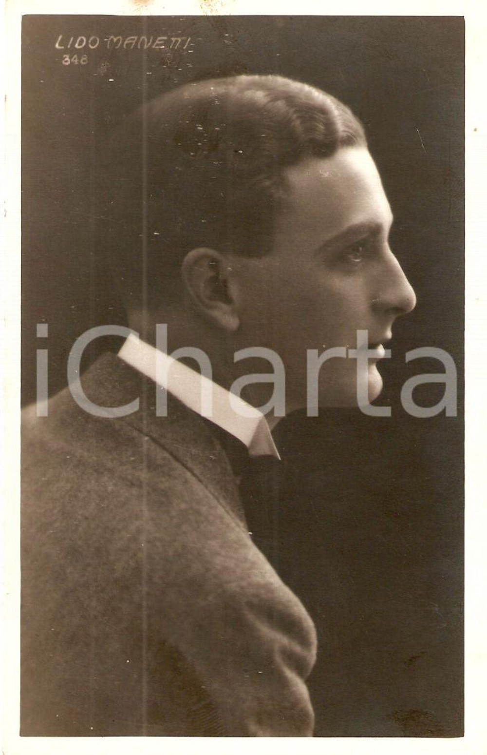 Cartolina originale da collezione 1920 ca CINEMA Portrait Lido MANETTI Actor Cartolina 1 1