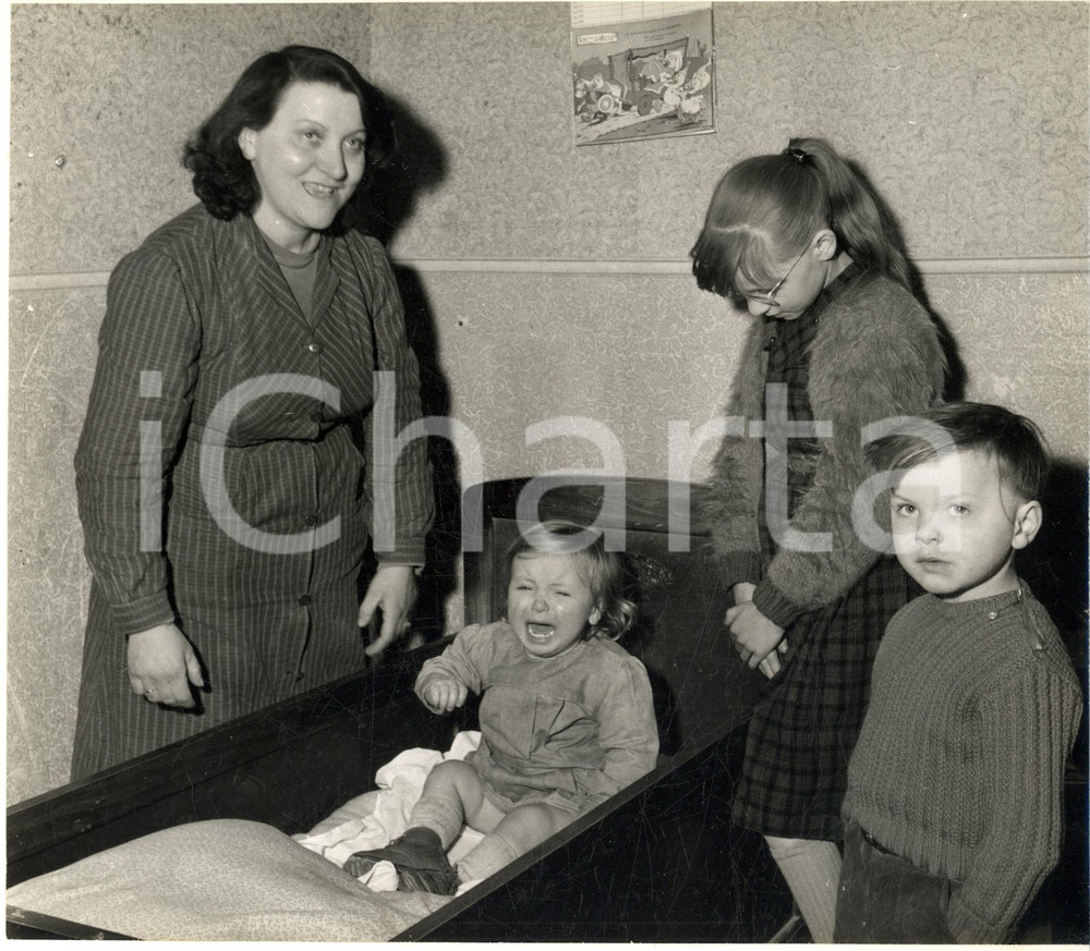 Fotografia d epoca originale 1958 MONT D ORIGNY Famiglia di Wayne POWERS disertore americano Foto 3 1
