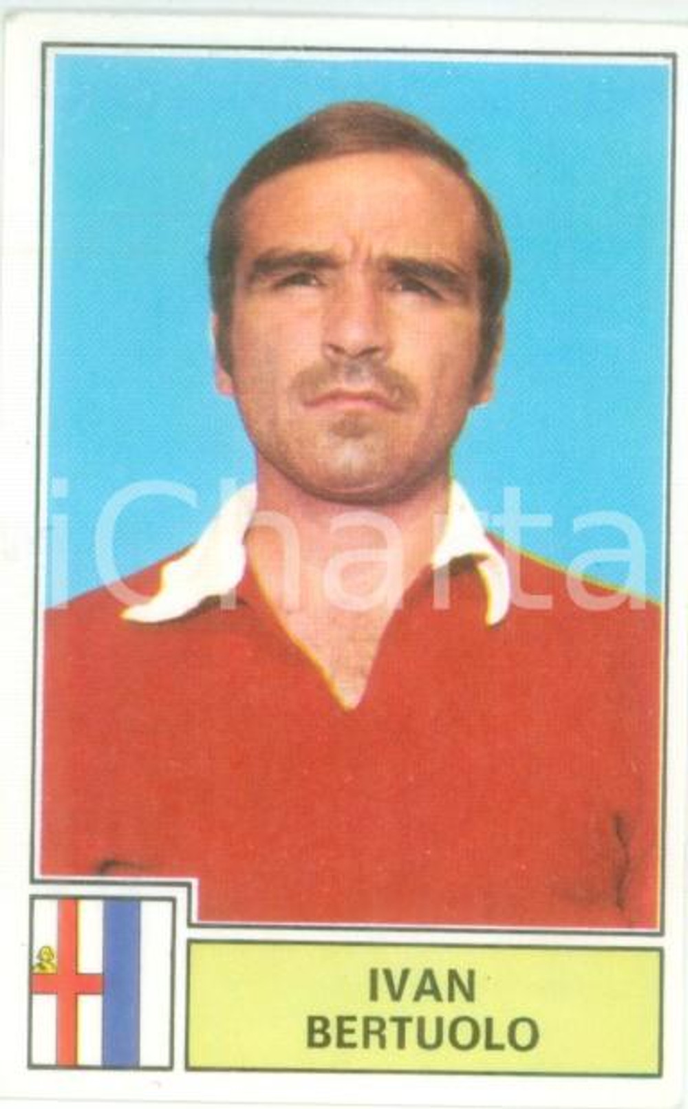 Oggetto da collezione cartaceo PANINI - CALCIATORI 1971 - 1972 Figurina Ivan BERTUOLO Serie A MANTOVA (1) 1