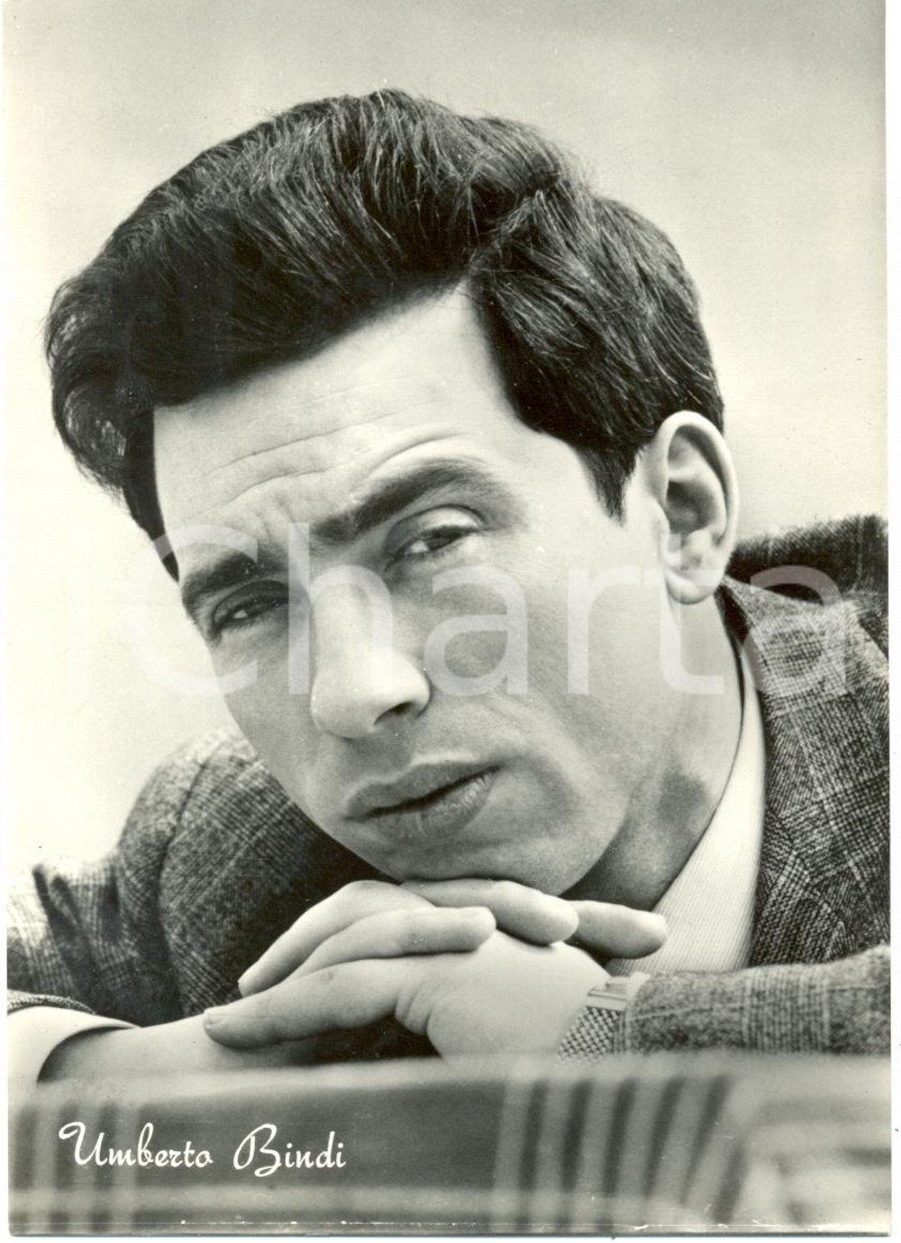 Cartolina originale da collezione 1960 ca MUSICA Umberto BINDI Ritratto *Cartolina FG NV (2) 1