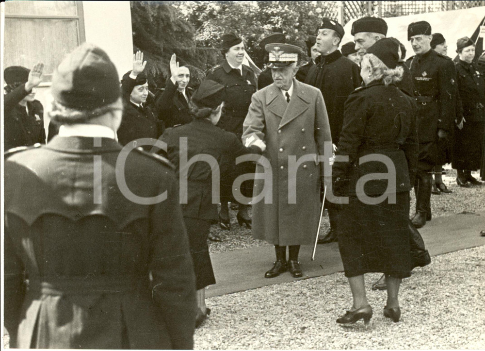 Fotografia d epoca originale 1938 MILANO Re VITTORIO EMANUELE III visita Fiera Campionaria Fotografia 1