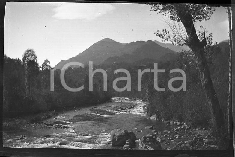 Fotografia d epoca originale 1922 PIEMONTE Le valli di Lanzo e lo Stura di Viù  NEGATIVO ORIGINALE 1