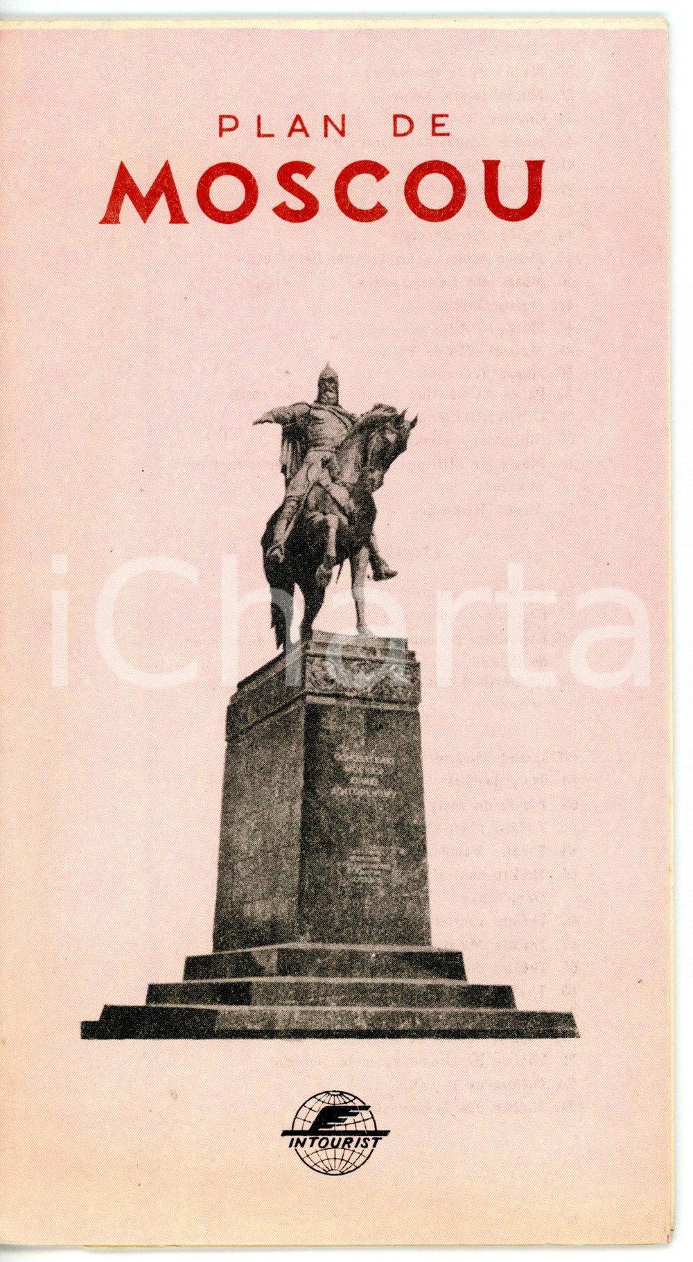 1965 ca PLAN DE MOSCOU Cartina turistica VINTAGE *Ed. INTOURIST 11x19 cm Cartina turistica d'epoca. CONDIZIONI: GFORMATO: 11x22 cm         originale e autentica 1