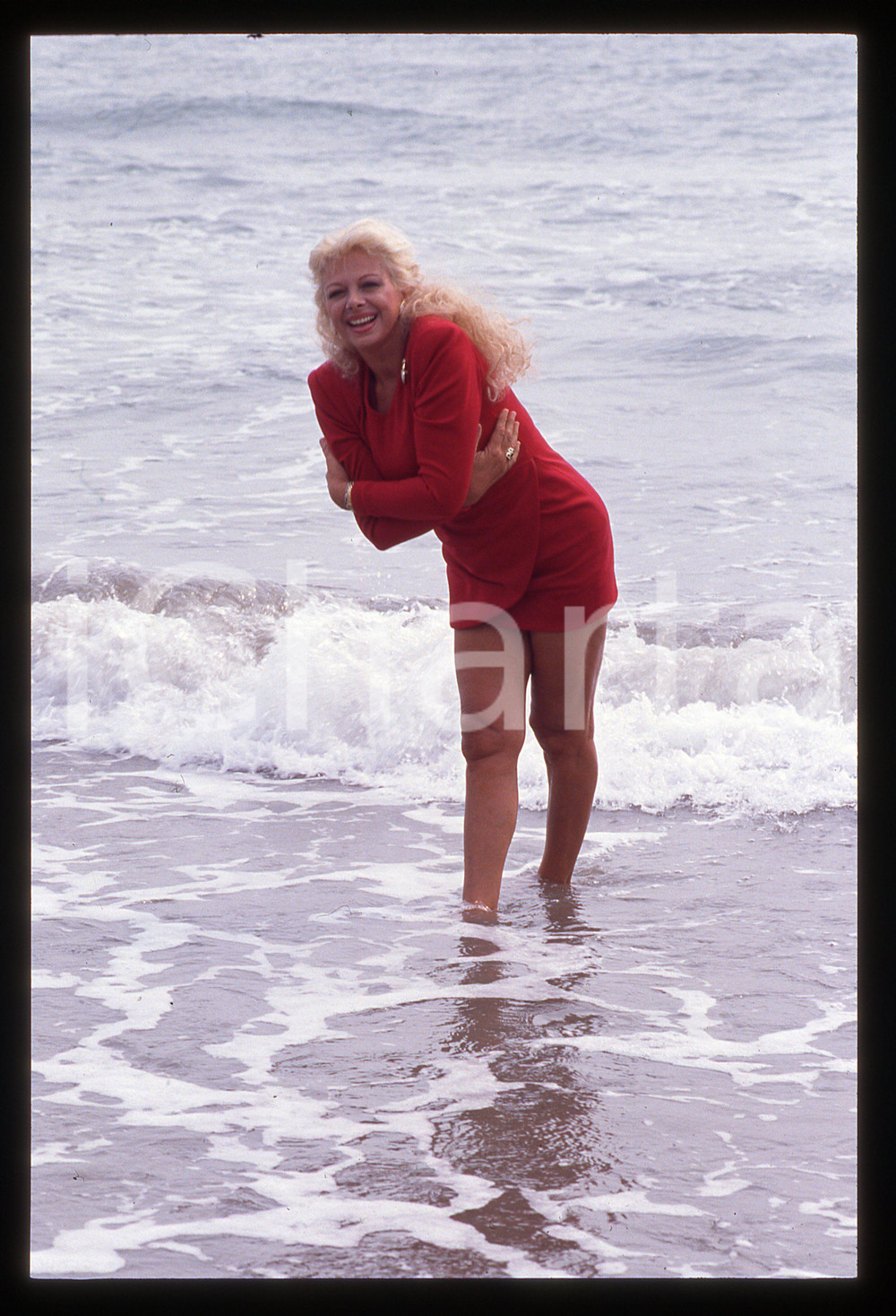 Fotografia d epoca originale Sandra MILO al Lido  Mostra del Cinema di VENEZIA 1990 35mm vintage slide 32 1