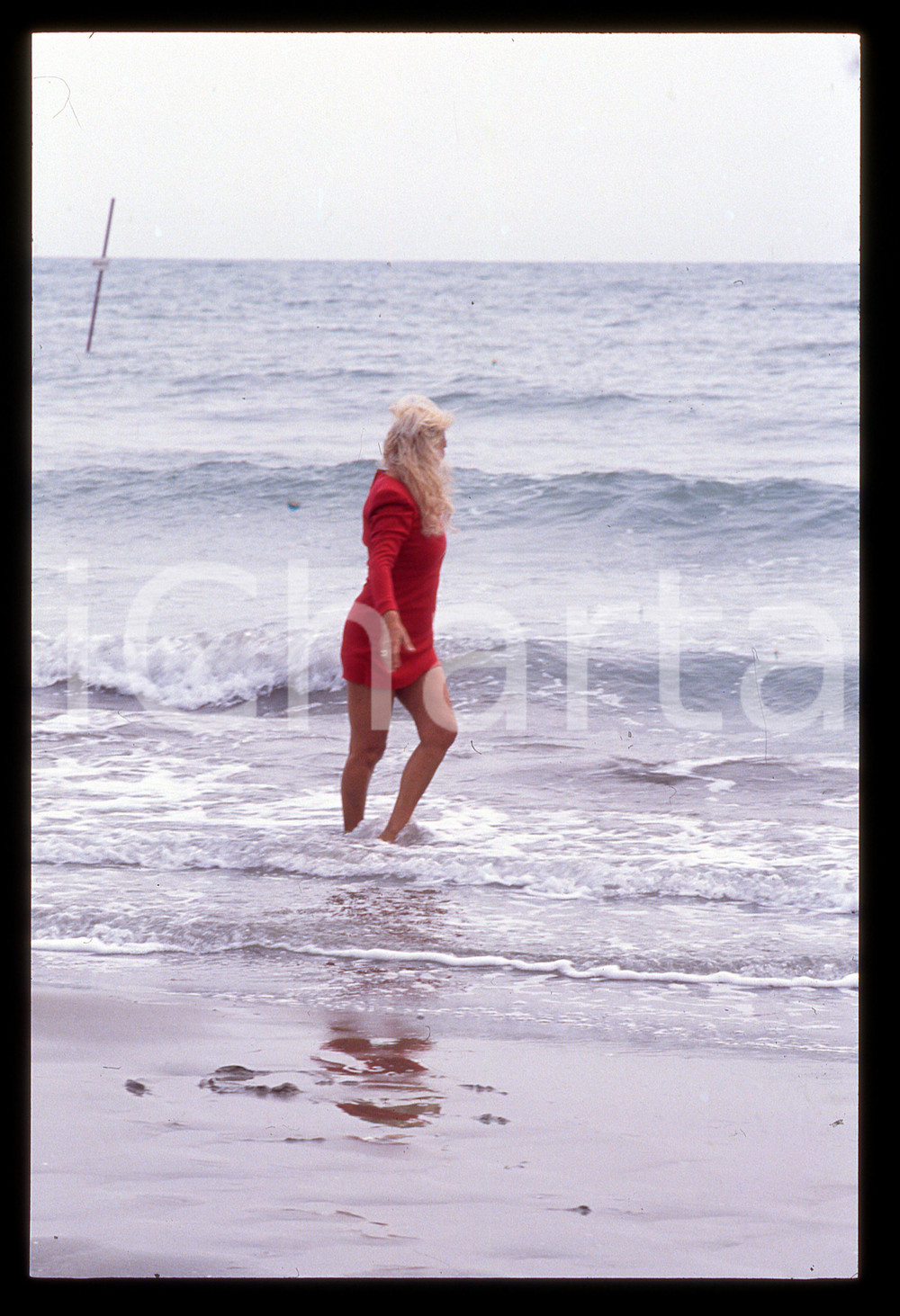 Fotografia d epoca originale Sandra MILO al Lido  Mostra del Cinema di VENEZIA 1990 35mm vintage slide 32 1