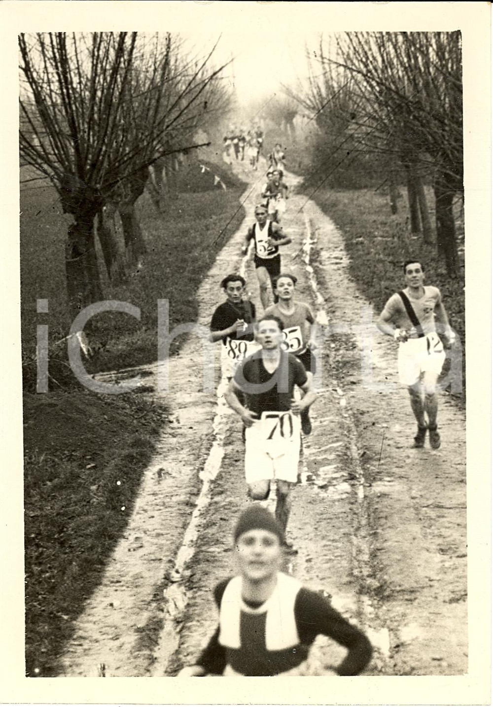 Fotografia d epoca originale 1936 MILANO Corsa campestre della GAZZETTA DELLO SPORT  Foto 2 1
