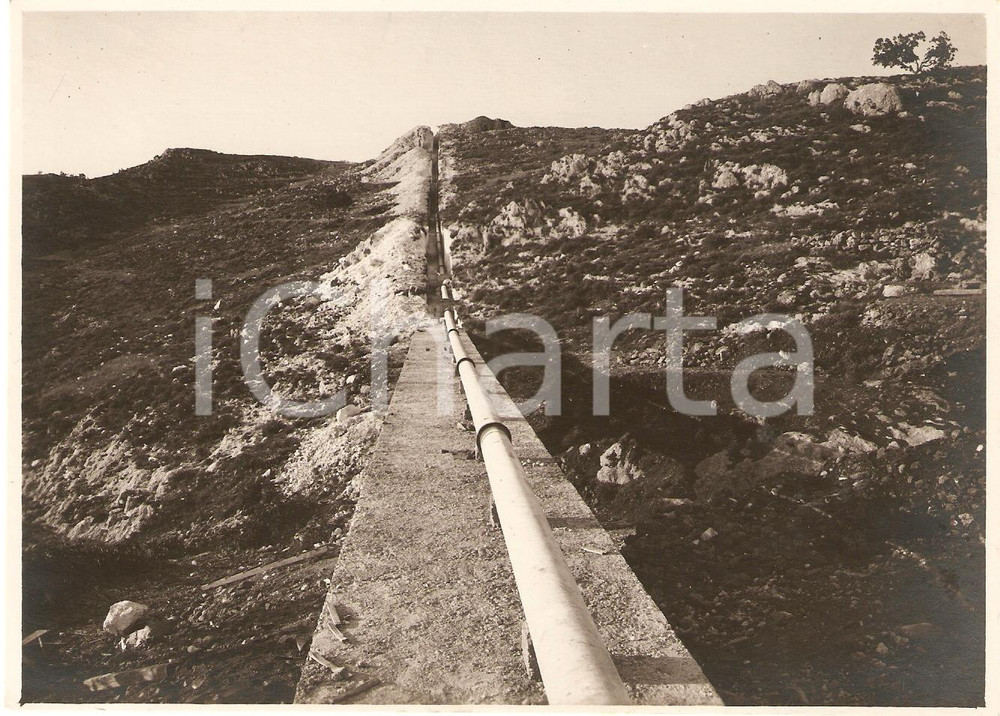Fotografia d'epoca originale 1935 circa MONTE SANT'ANGELO (FG) Condotta ascendente - Foto (2) 1