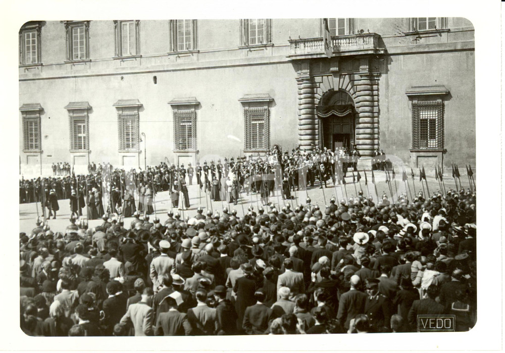 Fotografia d epoca originale 1939 CITTA  DEL VATICANO Papa PIO XII ingresso solenne S. GIOVANNI in LATERANO 1