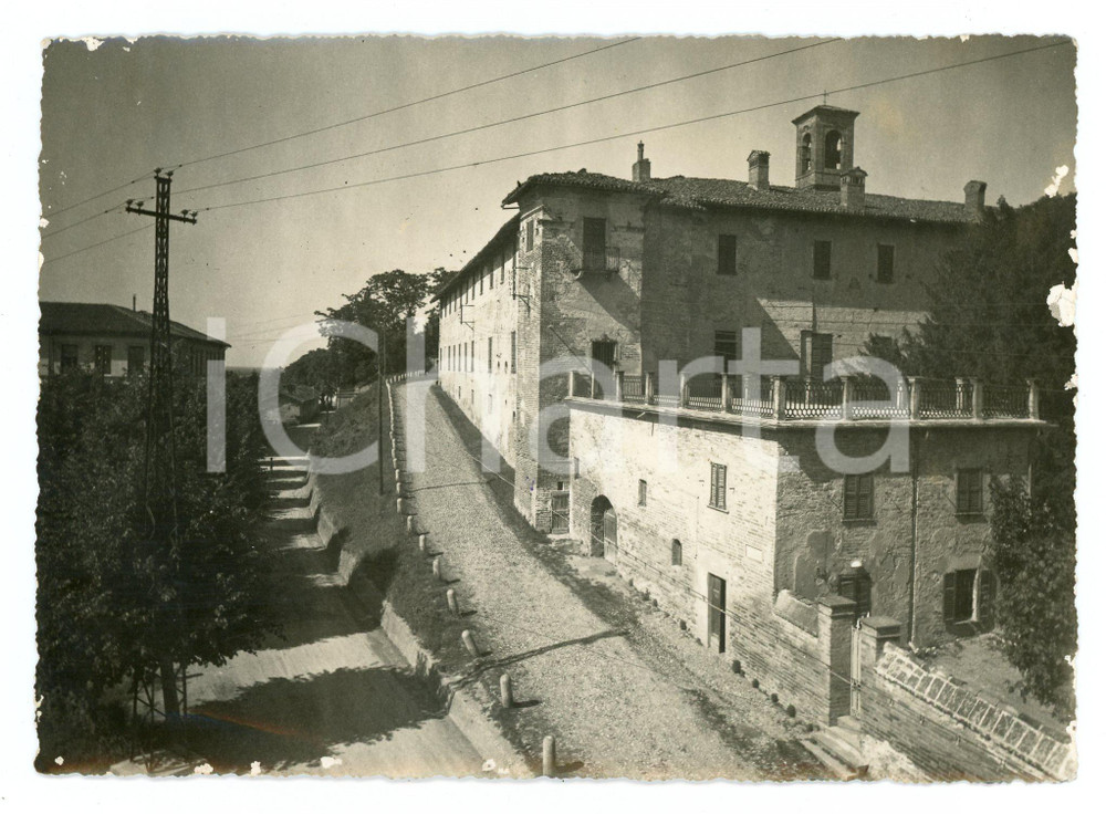 Fotografia d epoca originale 1930 ca MONTEBELLO DELLA BATTAGLIA Palazzo dei Conti DAL POZZO Foto 16x11 cm 1