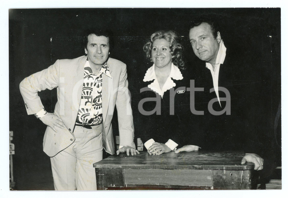 Fotografia d epoca originale 1970 ca ITALIA  LIRICA Franco CORELLI Luisa MARAGLIANO Gian Giacomo GUELFI Foto 1