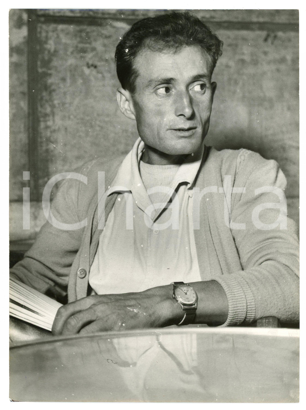 Fotografia d epoca originale 1950 ca ROMA Omicidio di Annarella BRACCI Lionello EGIDI Ritratto  Foto 1