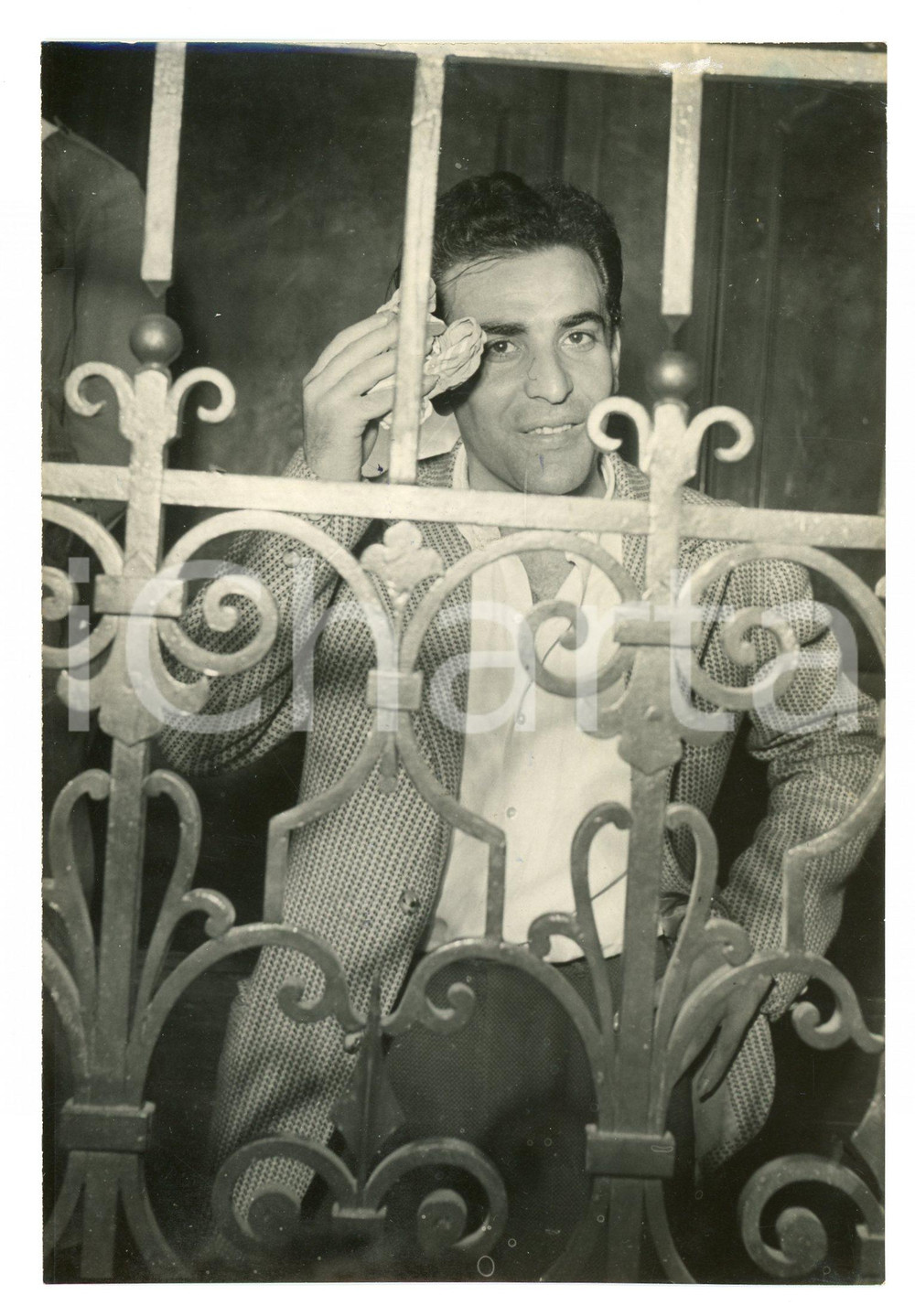 Fotografia d epoca originale 1950 ca BOLOGNA Processo BANDA CASAROLI  Paolo CASAROLI  Foto 1