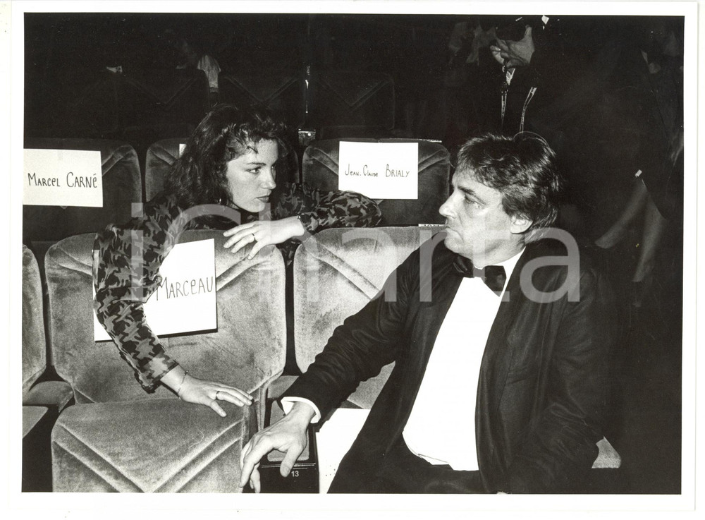 1988 FESTIVAL DI CANNES Andrzej ZULAWSKI con Véronique GENEST *Foto (3) Fotografia di agenzia. CONDIZIONI: GFORMATO: 24x18 cm     originale e autentica 1