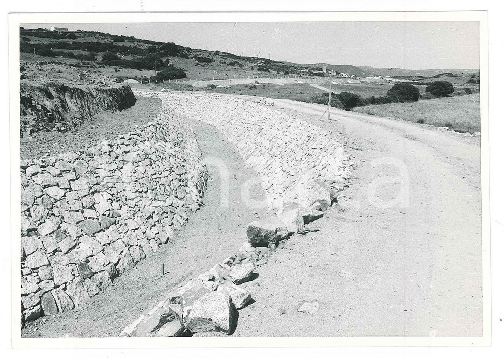 Fotografia d epoca originale 1962 SARDEGNA GALLURA Area fiume e diga del LISCIA  Lavori Foto 15x10 2 1