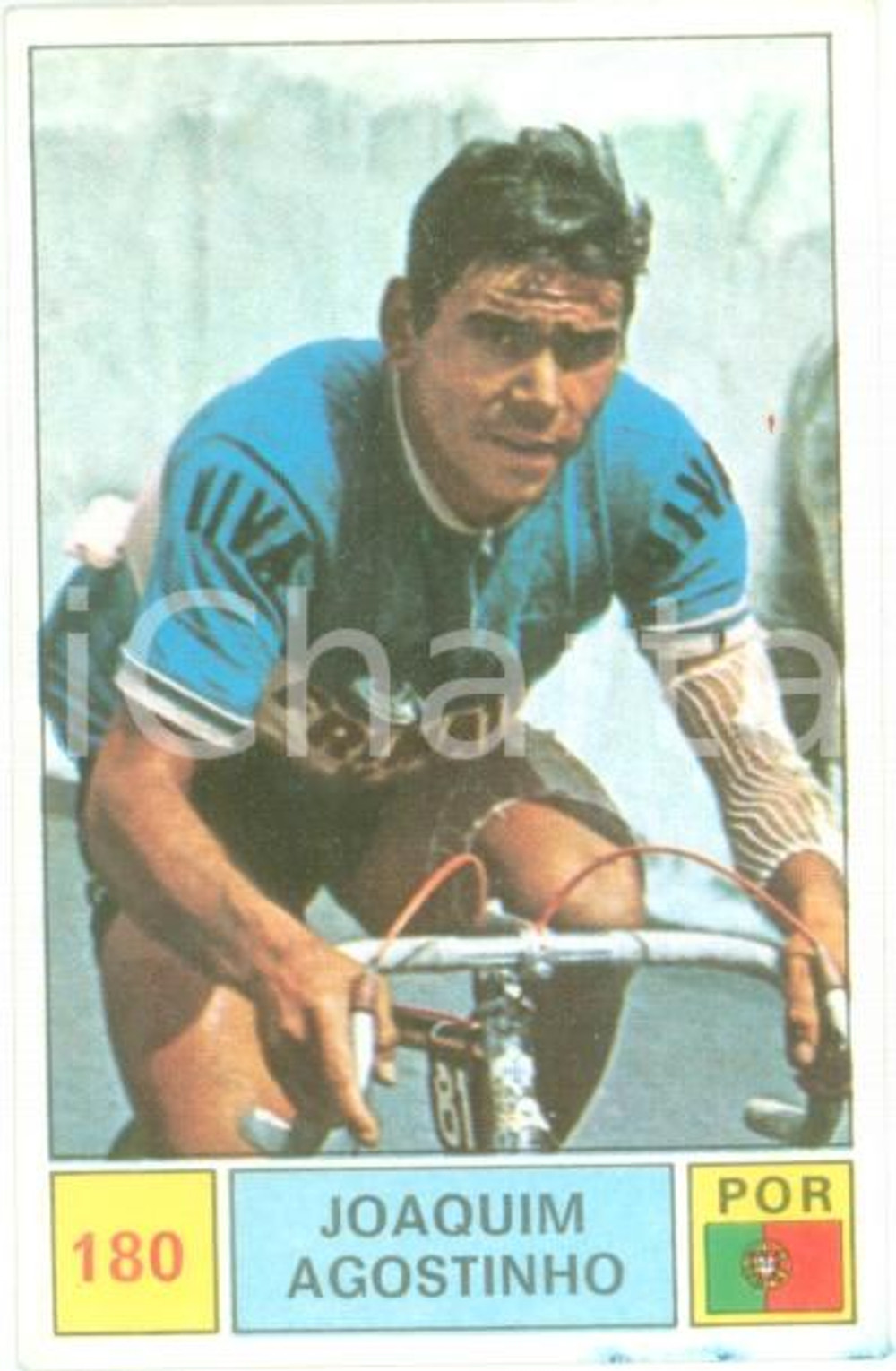 Oggetto da collezione cartaceo PANINI SPRINT 1971 Figurina Joaquim AGOSTINHO n. 180 Ciclismo PORTOGALLO 1