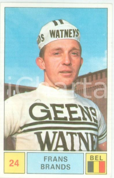 Oggetto da collezione cartaceo PANINI  SPRINT 1971 Figurina Frans BRANDS n°24 Ciclismo Sponsor GEENS WATNEYS 1