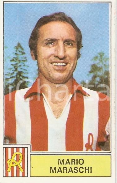 Oggetto da collezione cartaceo PANINI CALCIATORI 1971 1972 Figurina Mario MARASCHI Serie A LANEROSSI VICENZA 2 1