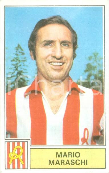 Oggetto da collezione cartaceo PANINI CALCIATORI 1971 1972 Figurina Mario MARASCHI Serie A LANEROSSI VICENZA 1 1