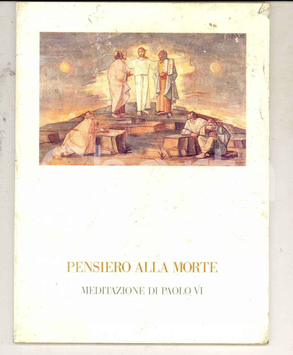 Libro, pubblicazione d epoca 1979 Meditazione di PAOLO VI Pensiero alla morte Intr. don MACCHI Ed. VATICANA 1