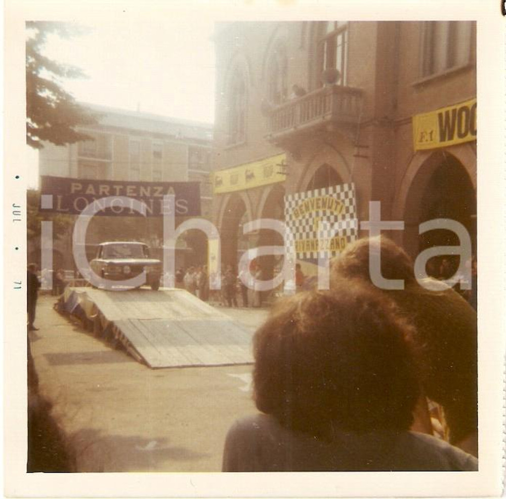Fotografia d epoca originale 1971 RIVANAZZANO TERME 1°Trofeo TOTAL Rally Club OLTREPO  Auto al via FOTO 2 1
