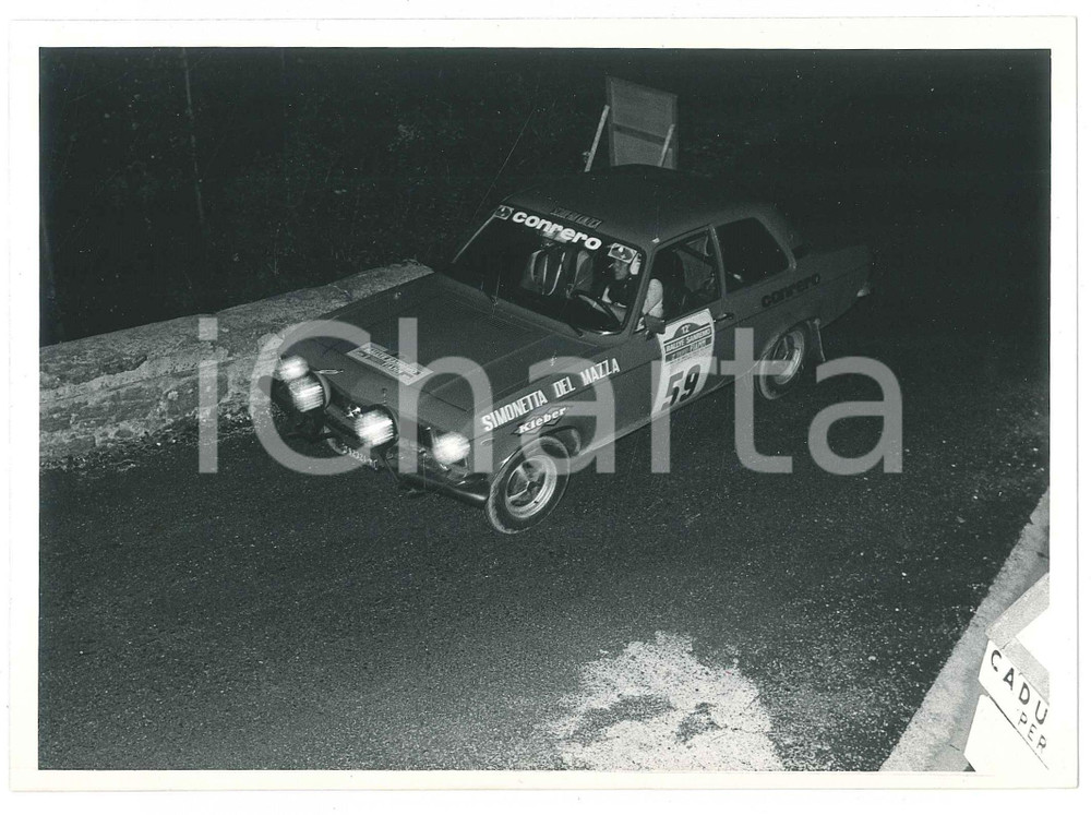 Fotografia d epoca originale 1974 SANREMO  RALLY Opel ASCONA Simonetta DEL MAZZA Enrica MARENGHI Foto 6 1