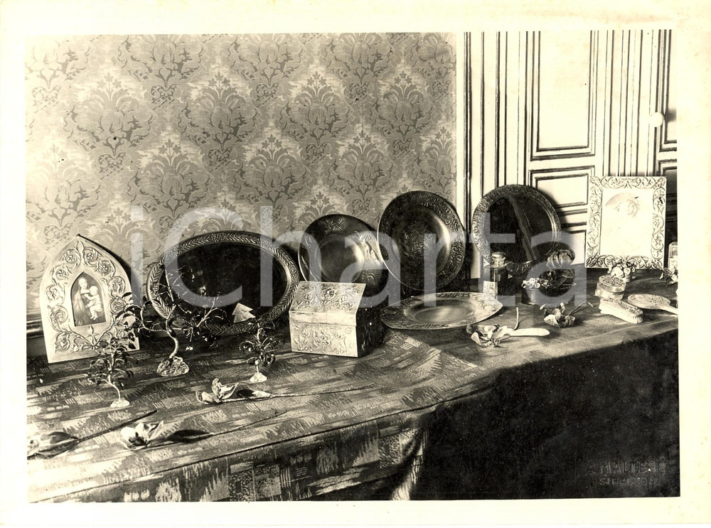 Fotografia d epoca originale 1936 SIRACUSA Mostra arte applicata Fascio Femminile  Foto 1 1