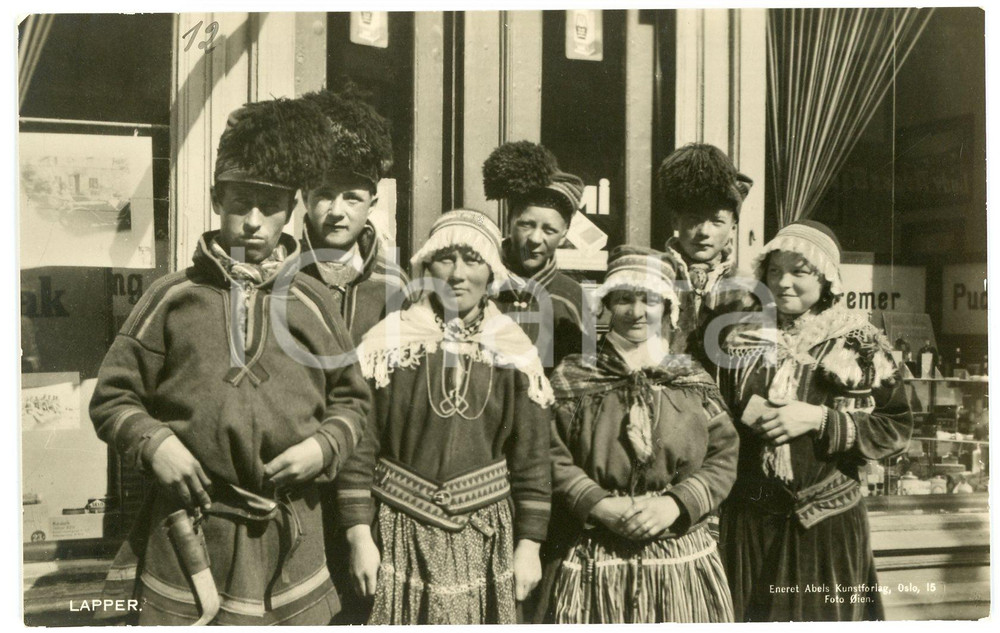 1910 ca  TROMSO - NORWAY Lapper  - Postcard FP NV  Cartolina postale d'epoca, non viaggiata. CONDIZIONI:FAIR/discreto Lievi smussature agli angoliFORMATO: 9x14 cm originale e autentica 1