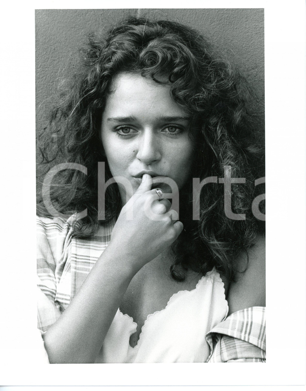 1987 MOSTRA DEL CINEMA DI VENEZIA Ritratto dell'attrice Valeria GOLINO (9) Foto Fotografia di agenzia, scattata in occasione della presentazione del film "Gli occhiali d'oro". CONDIZIONI: GFORMATO: 20x25 cm  originale e autentica 1