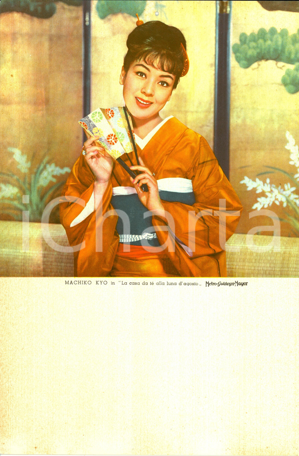 Oggetto da collezione cartaceo 1955 ca ITALIA MODERNARIATO Calendario perpetuo Machiko Kio VINTAGE 1 1