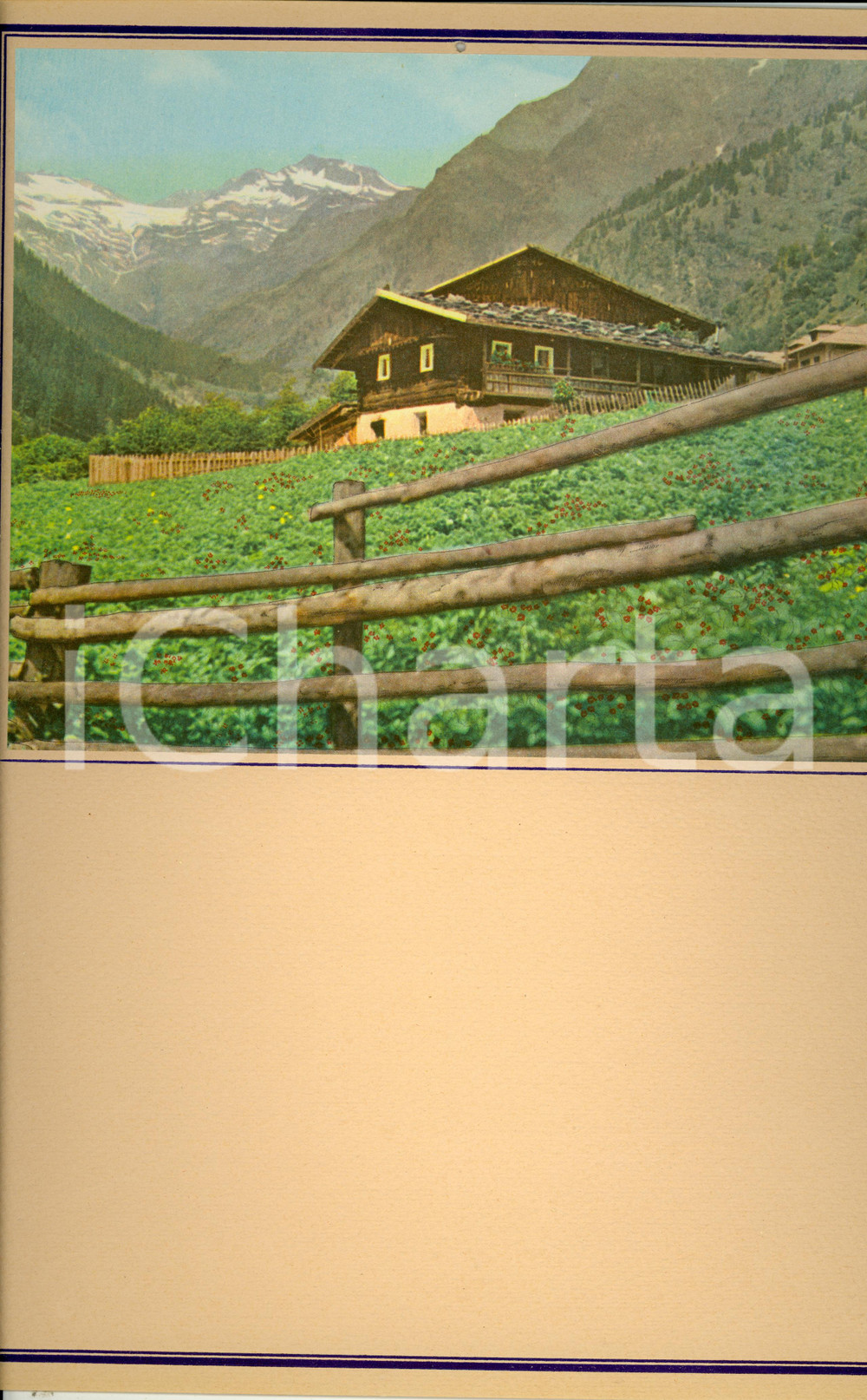 Oggetto da collezione cartaceo 1955 ca ITALIA MODERNARIATO Calendario perpetuo VINTAGE Montagna 4 1