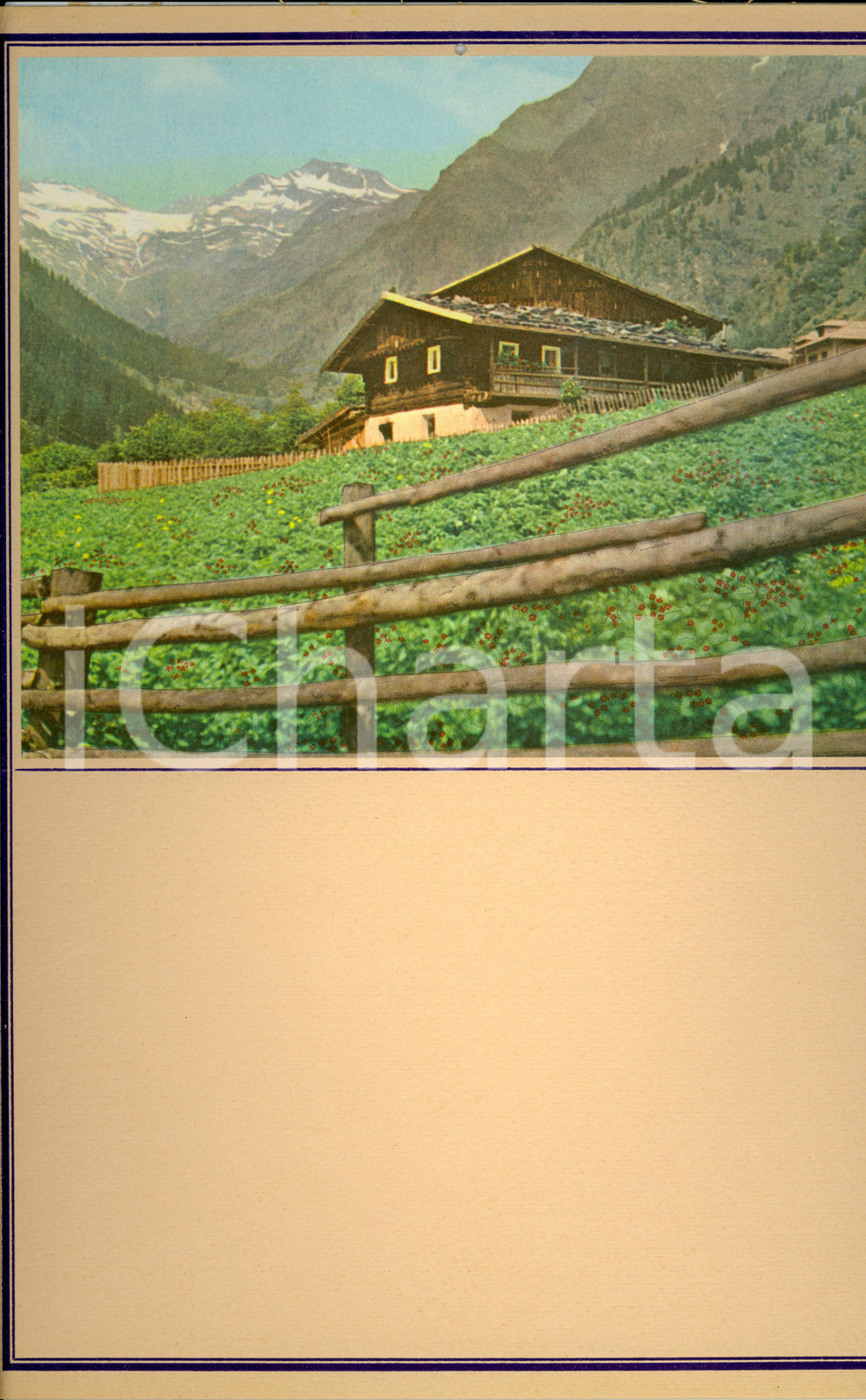Oggetto da collezione cartaceo 1955 ca ITALIA MODERNARIATO Calendario perpetuo VINTAGE Montagna 5 1