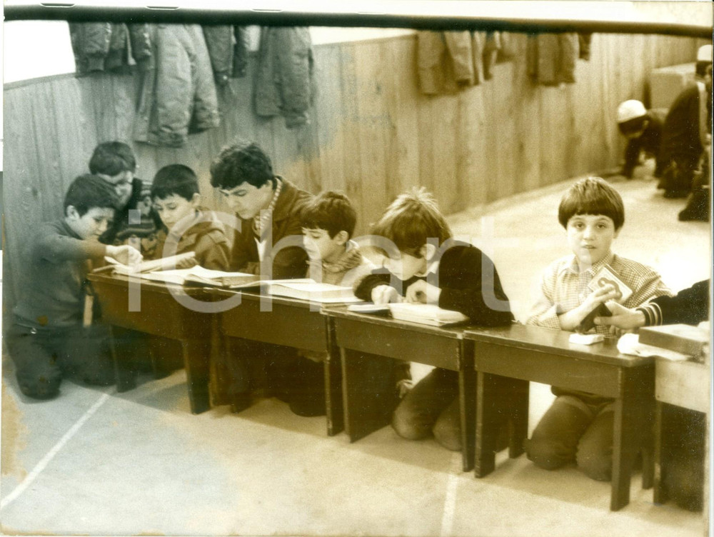 Fotografia d epoca originale 1981 KOLN Alunni turchi alla scuola coranica dell ISLAMISCHE KULTURZENTRUM 2 1