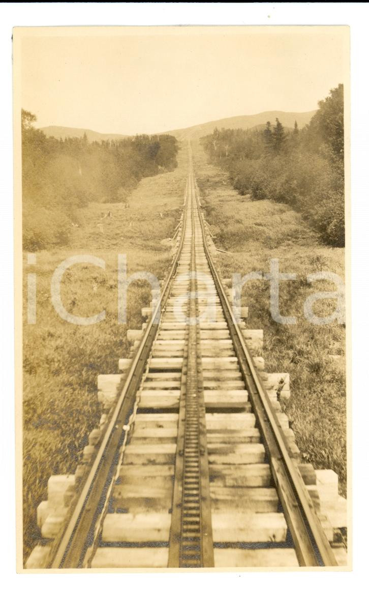 Fotografia d epoca originale 1912 MOUNT WASHINGTON USA Railroad from Base Station  Photo 2 1