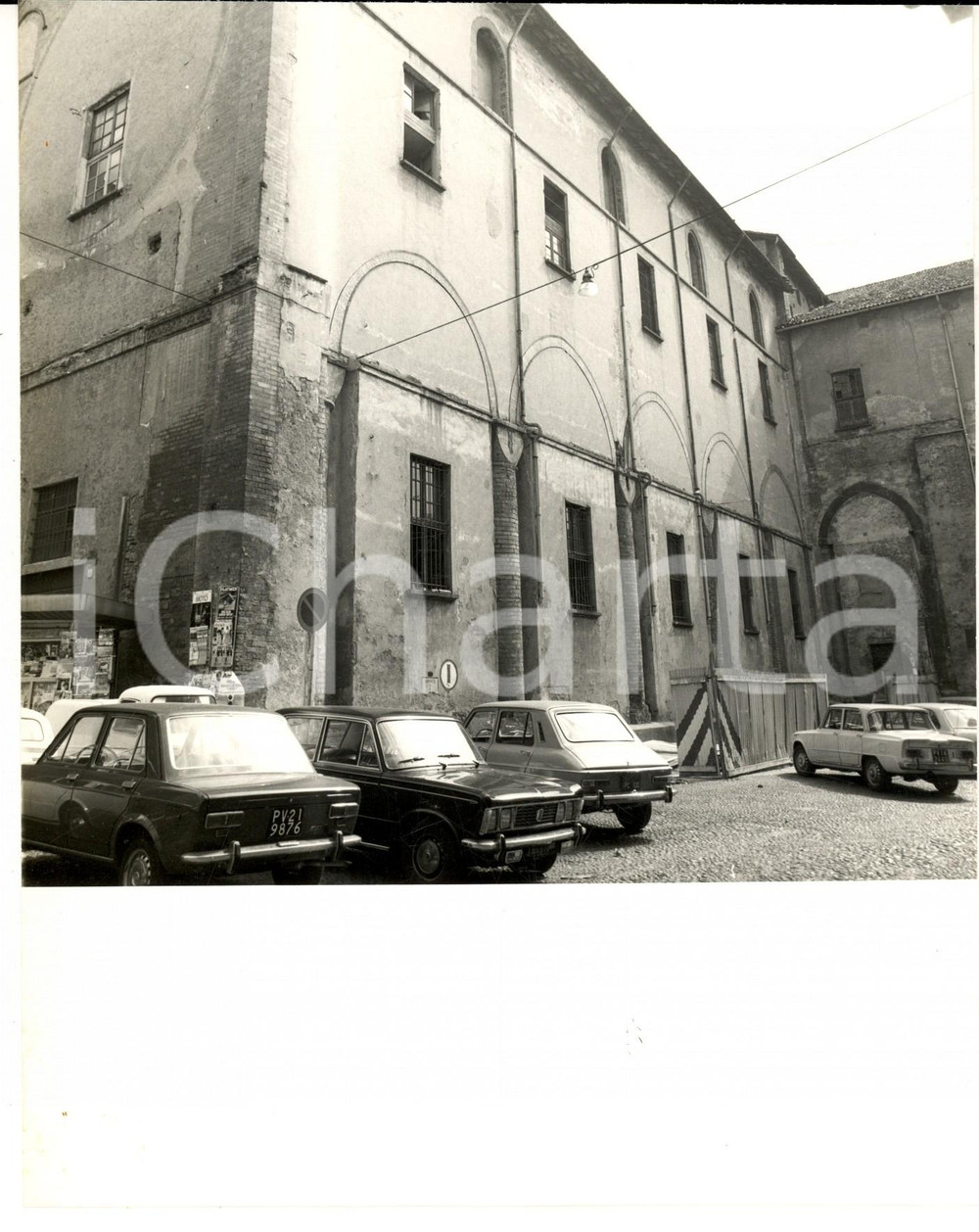 Fotografia d epoca originale 1950 ca PAVIA Ex chiesa di SAN TOMMASO Veduta esterna FOTO ARTISTICA 1
