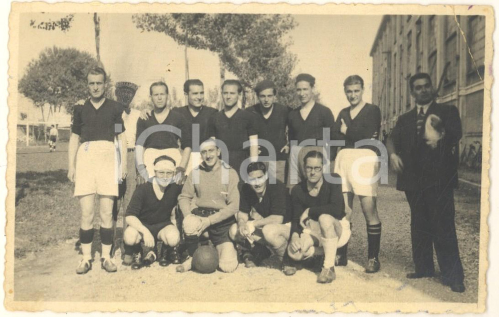 Fotografia d epoca originale 1931 VENEZIA MESTRE  CALCIO U.S. MESTRINA  Squadra Foto 14x9 cm 1