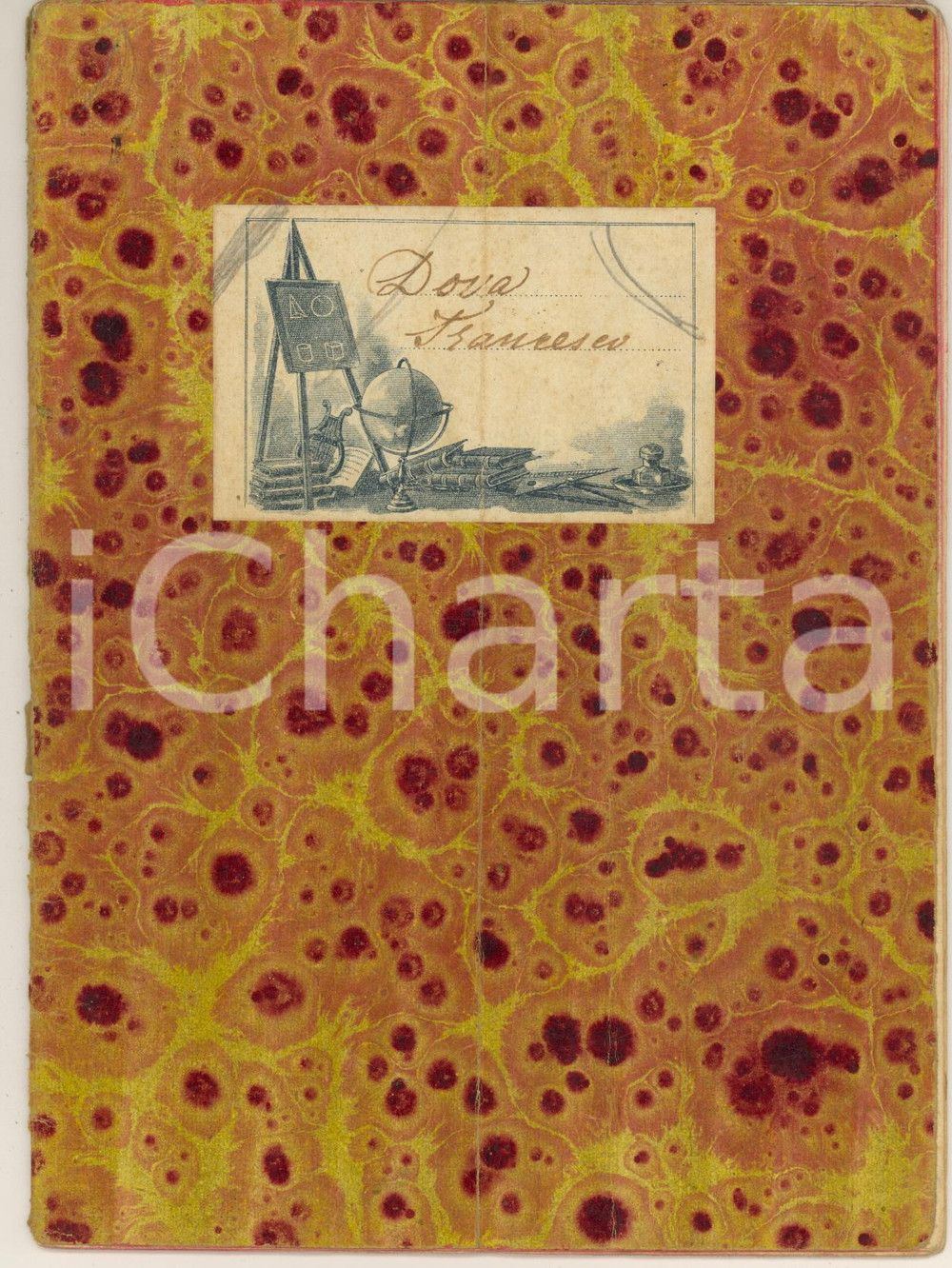 Manoscritto, lettera originale 1894 Area TORINO Famiglia Giuseppe DOVA  Conti vigneti Quaderno 30 pp. RARO 1