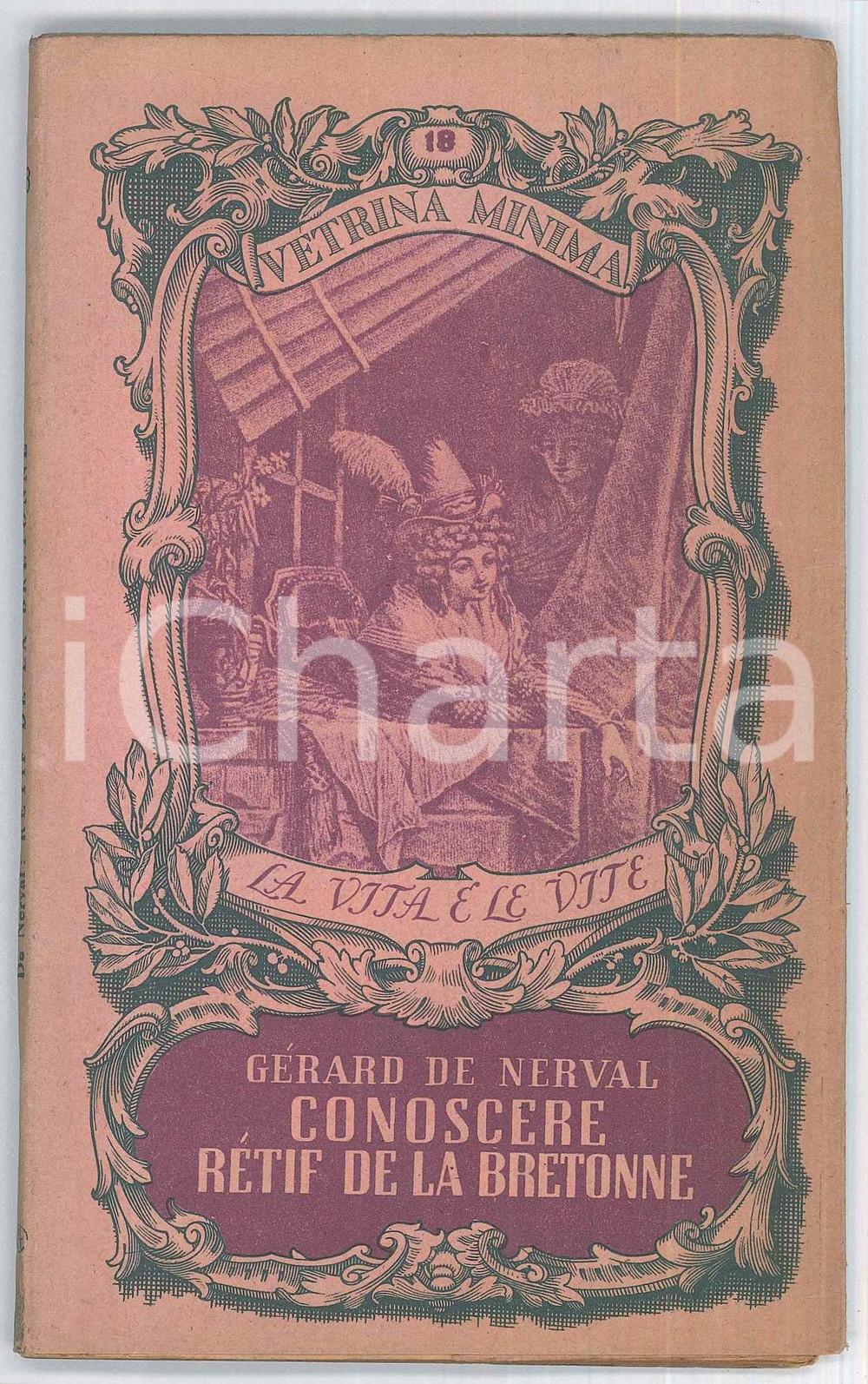 Libro, pubblicazione d epoca 1900 ca Gérard de NERVAL Conoscere Rétif de la Bretonne   VETRINA MINIMA n.18 1