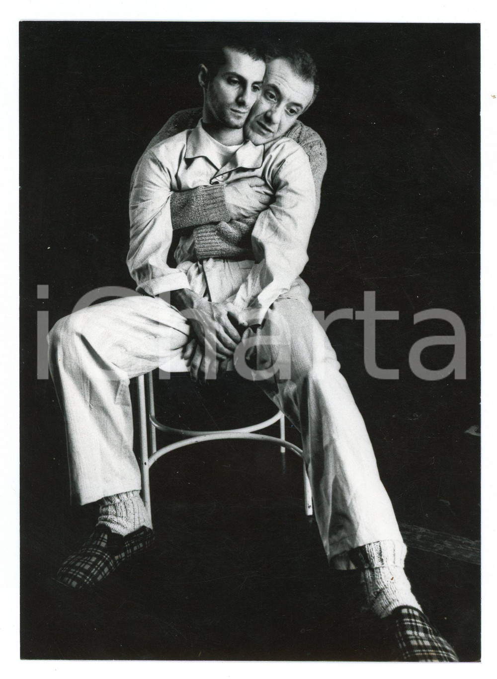 1997 MILANO Teatro Litta - Walter DEL GAISO Francesco SILVESTRI in "Fratellini" Fotografia di agenzia. CONDIZIONI:GOOD/buonoFORMATO: 13x18 cm originale e autentica 1