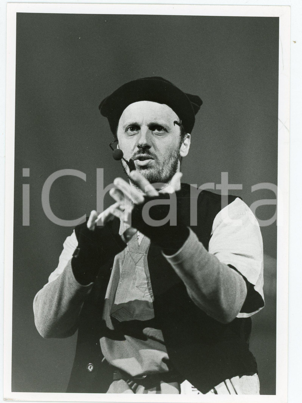 1997 TEATRO Marco PAOLINI ne "Il Milione" - Foto Fotografia di agenzia. CONDIZIONI:GOOD/buonoFORMATO:  12x18 cm originale e autentica 1