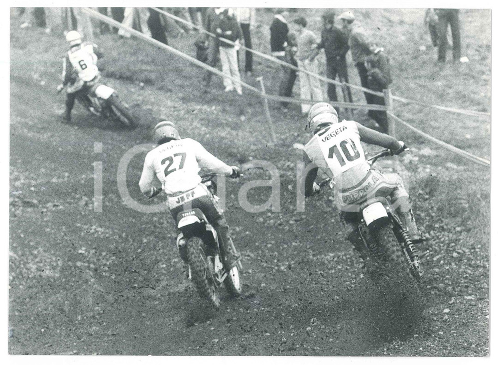 Fotografia d epoca originale 1981 NEMBRO Campionato italiano MOTOCROSS Foto 18x12 cm 12 1