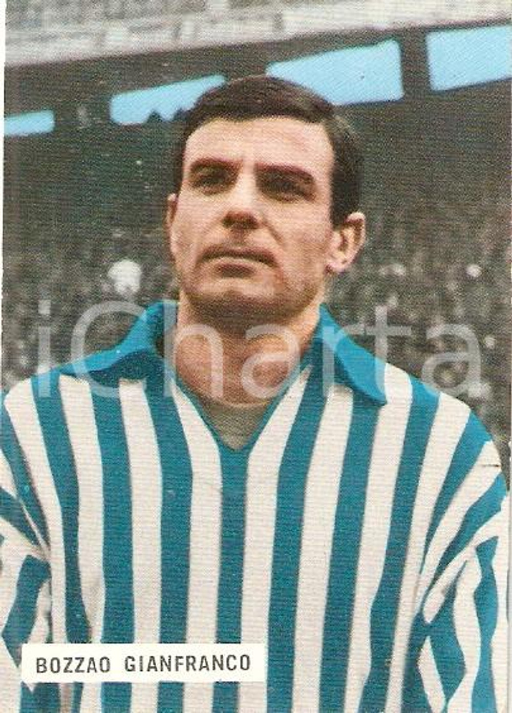 Oggetto da collezione cartaceo EDIZIONI FOTO CALCIO 1965 1966 Figurina Gianfranco BOZZAO 184 SPAL (2) 1
