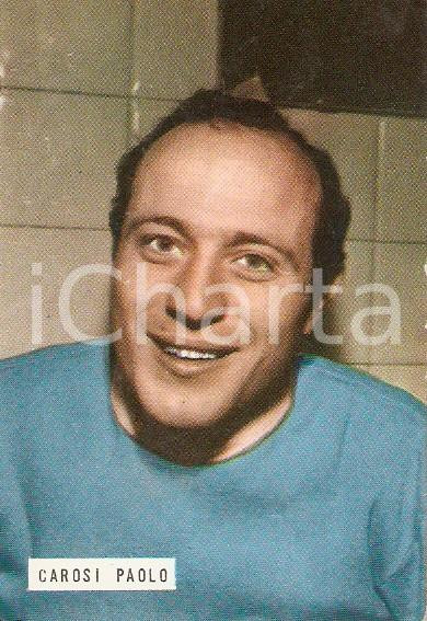 Oggetto da collezione cartaceo EDIZIONI FOTO CALCIO  CALCIATORI 1965  1966 Figurina Paolo CAROSI n°123 LAZIO 1