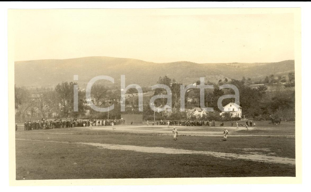 Fotografia d epoca originale 1913 ADAMS MA USA Baseball on RENFREW ATHLETIC FIELD  Photo 2 1