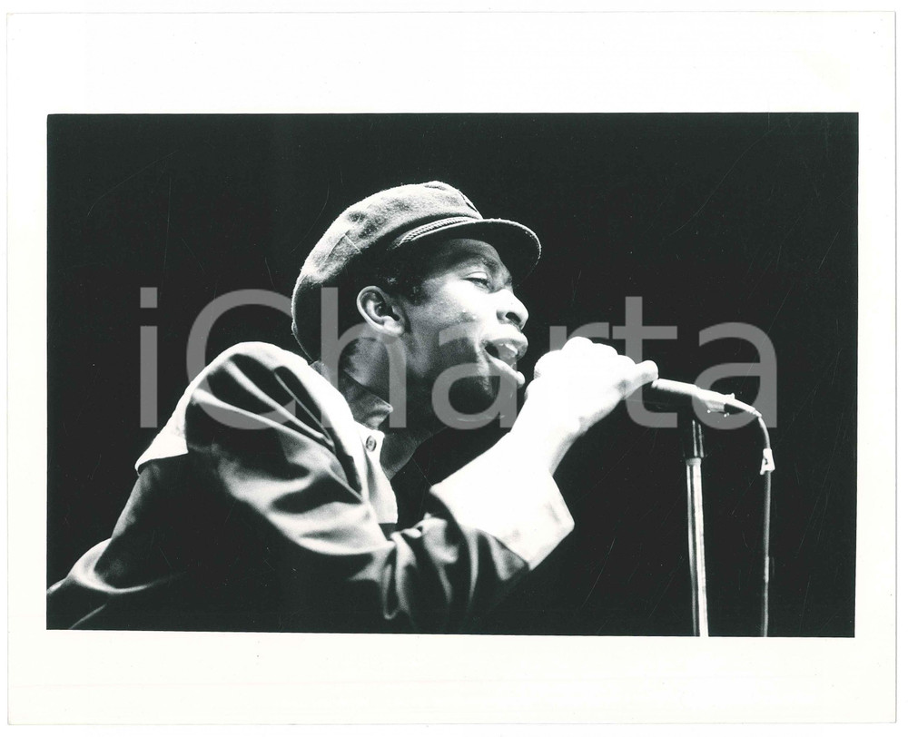 Fotografia d epoca originale 1988 TORINO Youssou N DOUR  Human Rights Now tour Foto 25x20 1 1